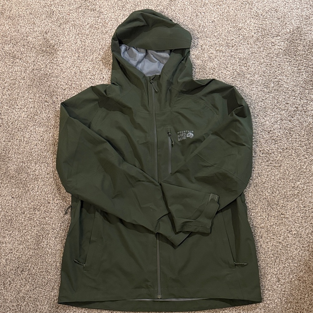 Mountain Hardwear Olive stretch Ozonic Jacket